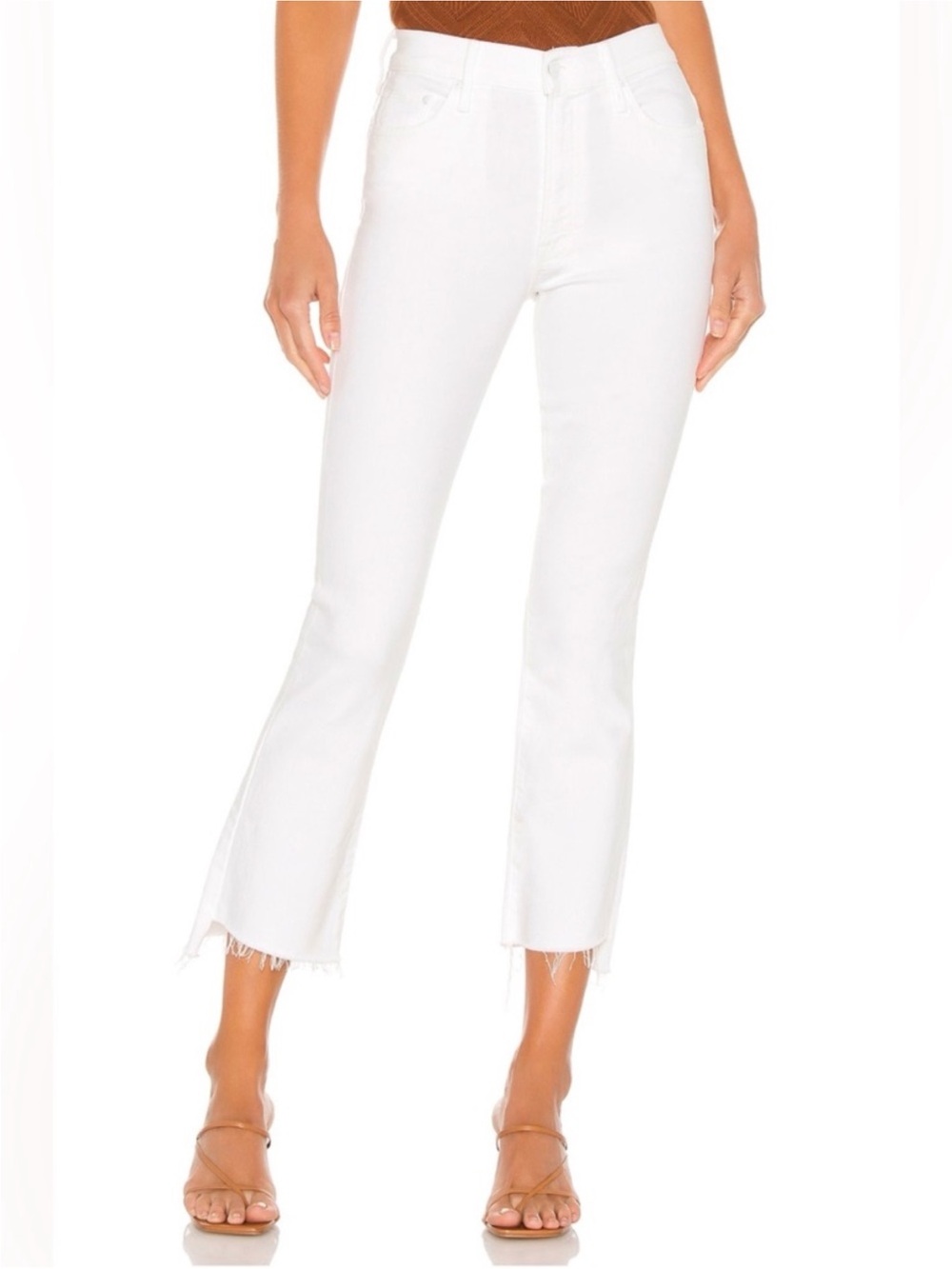 Lil Mother Petite Insider Crop Step Fray Jeans in Fairest of Them All